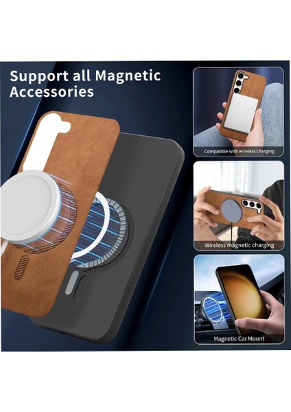 Samsung Galaxy S23 Artı Kablosuz Şarj Ince Magsafe Araba Bağlar (Yurt Dışından)