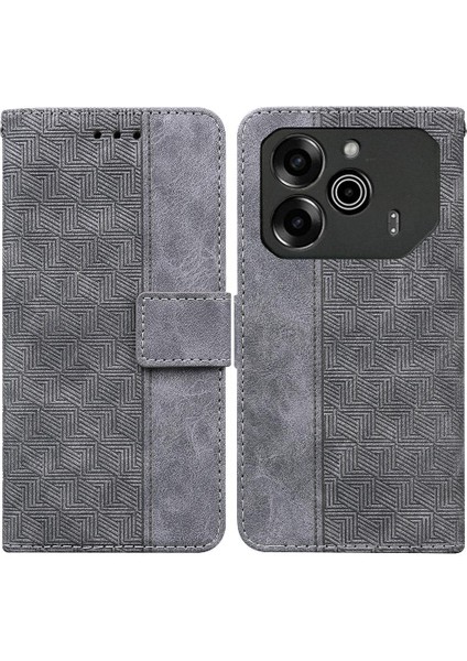 Bdt Shop Tecno Pova 6 Pro 5g Için Flip Case Cüzdan Kapak Premium Pu Deri Kabartmalı (Yurt Dışından)