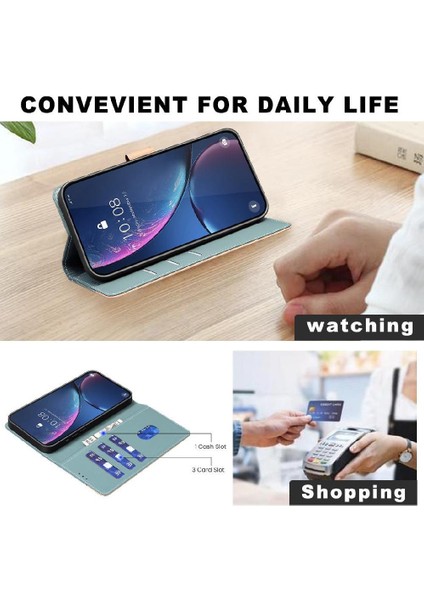 Bdt Shop Samsung Galaxy A23 4g Için Flip Case/5g Kart Yuvaları Tutucu Flip Folio Tpu (Yurt Dışından)