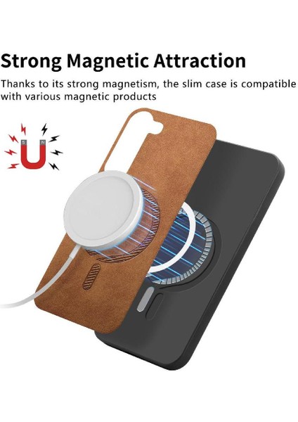 Samsung Galaxy S23 Magsafe Araç Mounts Için Kılıf Ince Hafif Kablosuz (Yurt Dışından)