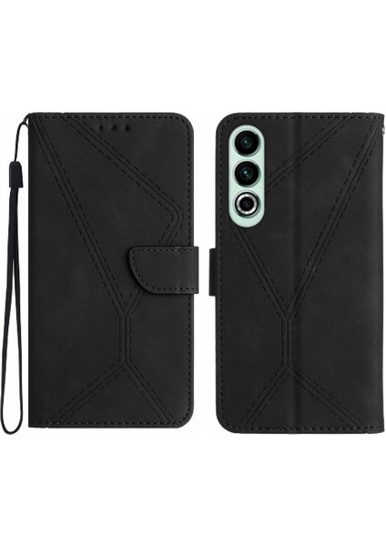 Oneplus Nord Ce4 Yüksek Kalite Tpu Deri Cüzdan Dikiş Için Flip Case (Yurt Dışından)