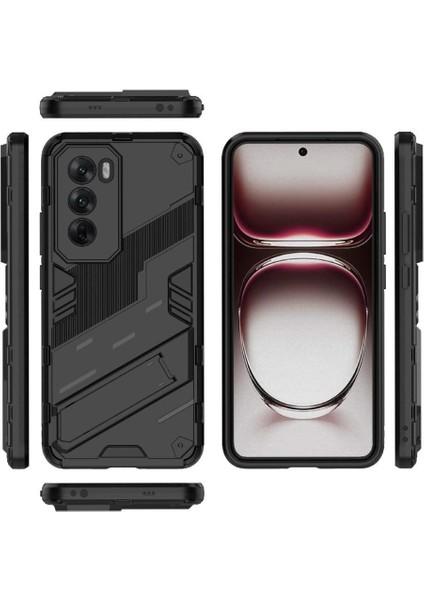 Oppo Oppo 12 Pro 5g Için Kickstand Koruyucu Kapak Sağlam Askeri (Yurt Dışından) indirimleri