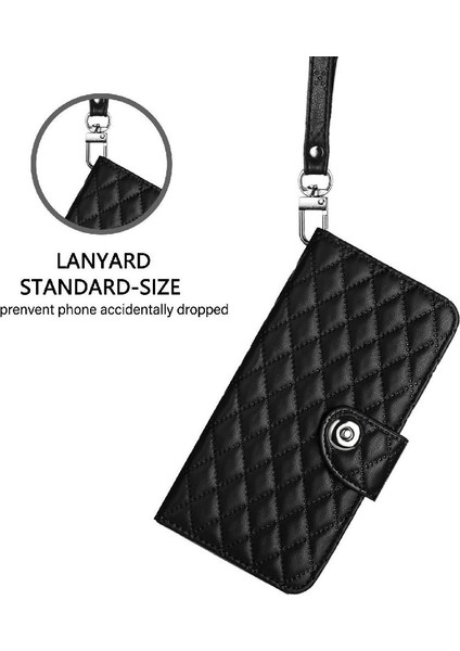 Motorola Kenar 50 Pro Cüzdan Kapak Için Kılıf Bilek Şerit Kart Tutucu Şık (Yurt Dışından)