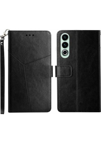 Oneplus Nord Ce4 Deri Cüzdan Kickstand Için Flip Case-Dayanıklı Kapak (Yurt Dışından)