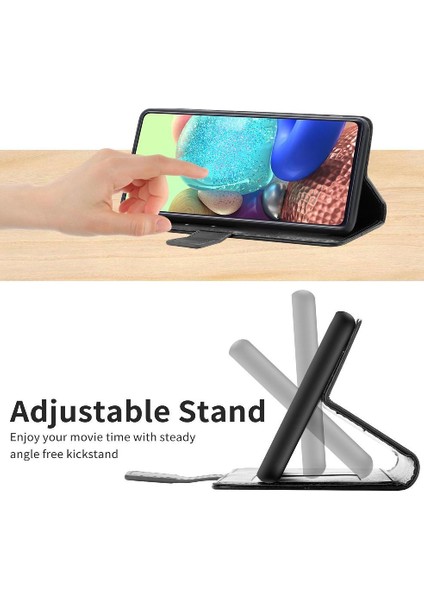 Oneplus Nord Ce4 Deri Cüzdan Kickstand Için Flip Case-Dayanıklı Kapak (Yurt Dışından)