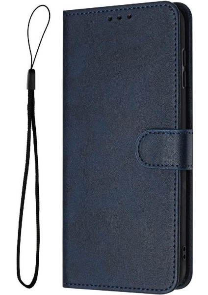 Kart Yuvası ile IPhone 11 Pro Max Saf Renk Pu Deri Için Flip Case (Yurt Dışından)