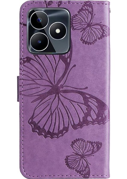 Realme C53 Manyetik Kapak Flip Kickstand Için Flip Case Kart Yuvası ile Pu (Yurt Dışından) fırsatları
