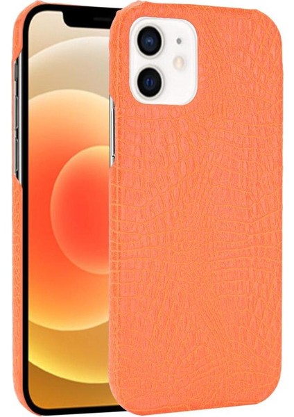 IPhone 12 Mini Uyumluluk Klasik Timsah Için Şık Klasik Kılıf (Yurt Dışından)