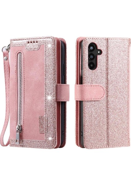 Samsung Galaxy M55 Pu Deri Kickstand Cüzdan 9 Kart Yuvaları Için Flip Case (Yurt Dışından) fiyatları