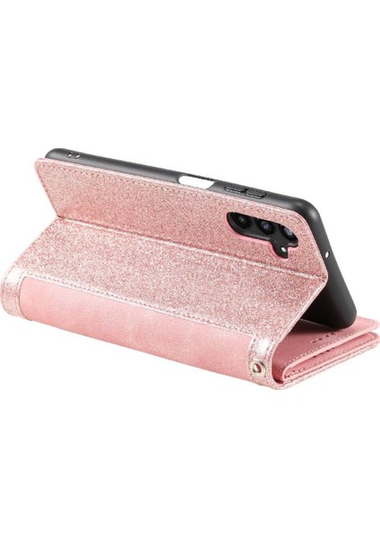 Samsung Galaxy M55 Pu Deri Kickstand Cüzdan 9 Kart Yuvaları Için Flip Case (Yurt Dışından) modelleri