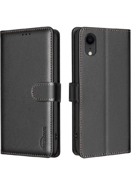 IPhone Xr Manyetik Cüzdan Rfıd Engelleme Pu Deri Kart Için Flip Case (Yurt Dışından) indirimleri