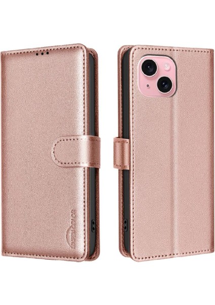 IPhone 13 Için Flip Case Cüzdan Kart Tutucu Kickstand Rfıd Engelleme Pu (Yurt Dışından) indirimleri