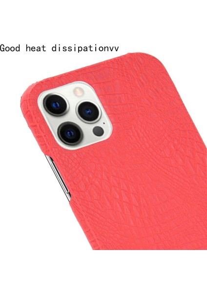 IPhone 12 Pro Max Anti Scratch Klasik Timsah Için Şık Klasik Kılıf (Yurt Dışından)