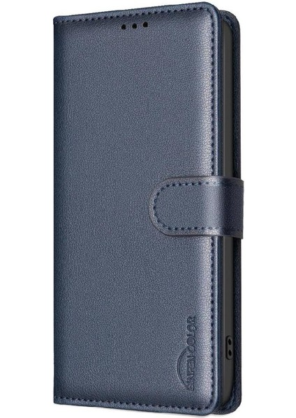 IPhone 12 Için Flip Case Pro Max Pu Deri Rfıd Engelleme Cüzdan Manyetik (Yurt Dışından)