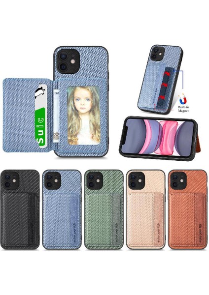 IPhone 11 Için Kılıf Komple Kamera Güvenlik Manyetik Kart Tutucu Rfıd Standı (Yurt Dışından) fiyatları
