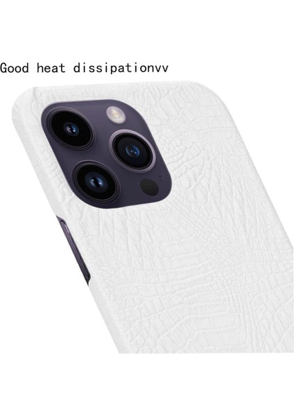 IPhone 14 Pro Uyumluluk Klasik Timsah Için Şık Klasik Kılıf (Yurt Dışından) fiyatları