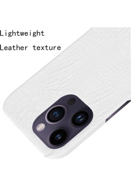 IPhone 14 Pro Uyumluluk Klasik Timsah Için Şık Klasik Kılıf (Yurt Dışından) fırsatları