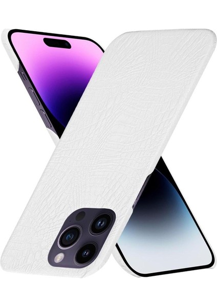 IPhone 14 Pro Uyumluluk Klasik Timsah Için Şık Klasik Kılıf (Yurt Dışından) indirimleri
