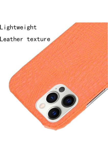 IPhone 12 Pro Max Anti Scratch Klasik Timsah Için Şık Klasik Kılıf (Yurt Dışından)