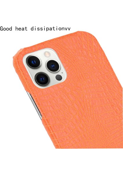 IPhone 12 Pro Max Anti Scratch Klasik Timsah Için Şık Klasik Kılıf (Yurt Dışından)