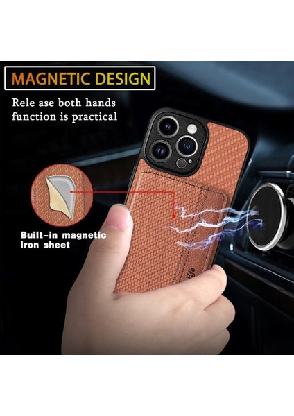 IPhone 14 Için Kılıf Pro Max Rfıd Engelleme Standı Fonksiyonu Komple Kamera (Yurt Dışından)