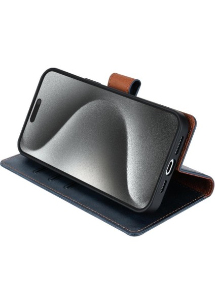 IPhone 12 Için Flip Case Pro Max Manyetik Kapatma Kart Yuvaları Yan Cep (Yurt Dışından)