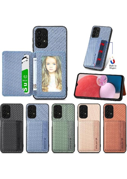 Samsung Galaxy A13 4g Standı Fonksiyonu Manyetik Kart Tutucu Rfıd (Yurt Dışından) fiyatları