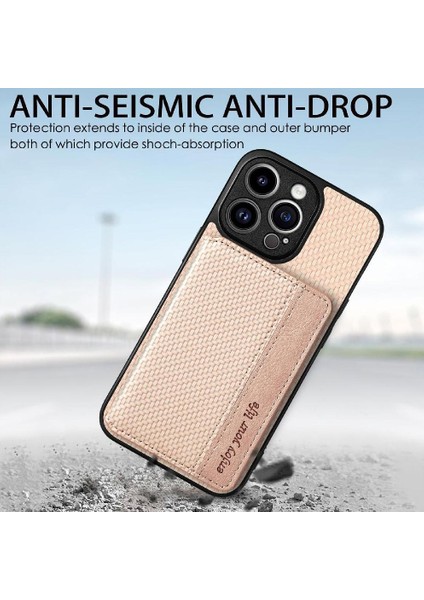 IPhone 14 Için Kılıf Pro Max Rfıd Engelleme Standı Fonksiyonu Komple Kamera (Yurt Dışından)