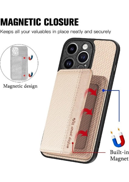 IPhone 14 Için Kılıf Pro Max Rfıd Engelleme Standı Fonksiyonu Komple Kamera (Yurt Dışından)