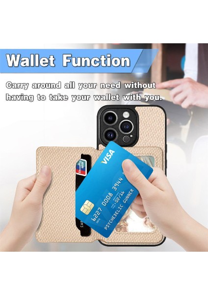 IPhone 14 Için Kılıf Pro Max Rfıd Engelleme Standı Fonksiyonu Komple Kamera (Yurt Dışından)
