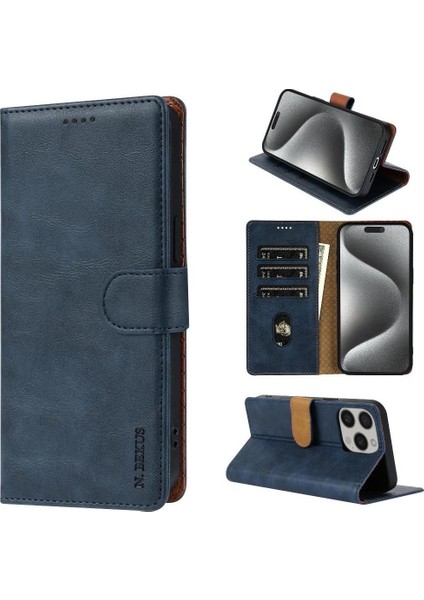 IPhone 16 Için Flip Case Pro Max Çift Katmanlı Koruma Anti Kayma Manyetik (Yurt Dışından)