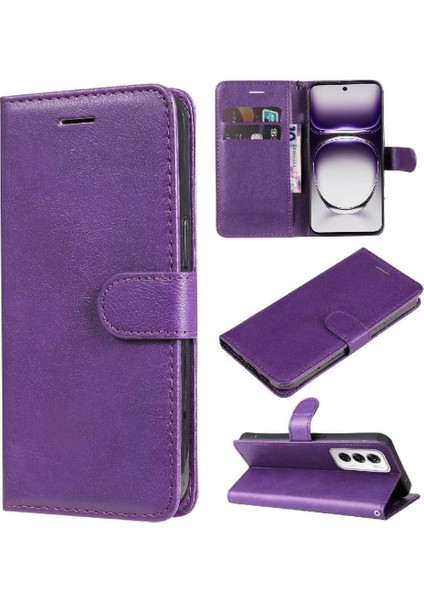 Kart Yuvası ile Oppo Oppo 12 5g Iş Cüzdan Telefon Kılıfı Için Flip Case (Yurt Dışından)