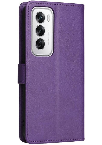 Kart Yuvası ile Oppo Oppo 12 5g Iş Cüzdan Telefon Kılıfı Için Flip Case (Yurt Dışından) modelleri