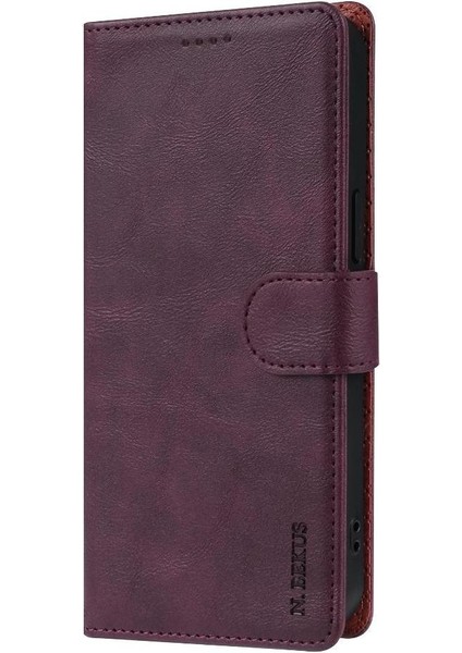 IPhone 13 Için Flip Case Pro Max Anti Kayma Yan Cep Manyetik Kapatma (Yurt Dışından)
