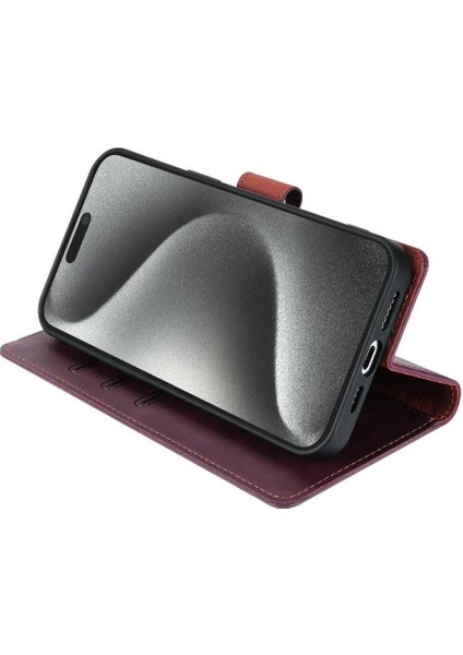 IPhone 16 Için Flip Case Pro Max Çift Katmanlı Koruma Anti Kayma Manyetik (Yurt Dışından)