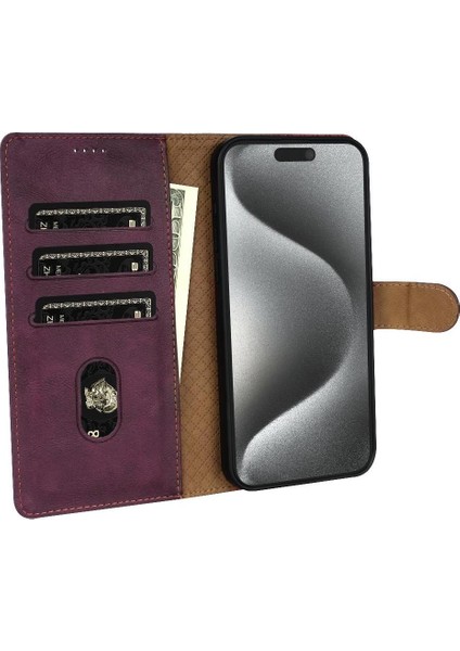 IPhone 16 Için Flip Case Pro Max Çift Katmanlı Koruma Anti Kayma Manyetik (Yurt Dışından)