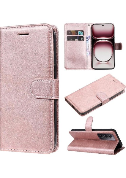 Oppo Oppo 12 Pro 5g Için Flip Case Kart Yuvası ile Yüksek Kaliteli Deri Kılıf (Yurt Dışından)