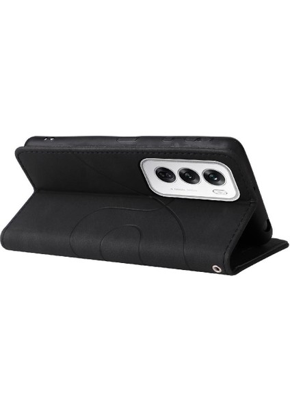 Kart Yuvası Standı Rengi ile Oppo Oppo 12 5g Deri Cüzdan Için Flip Case (Yurt Dışından) fiyatları