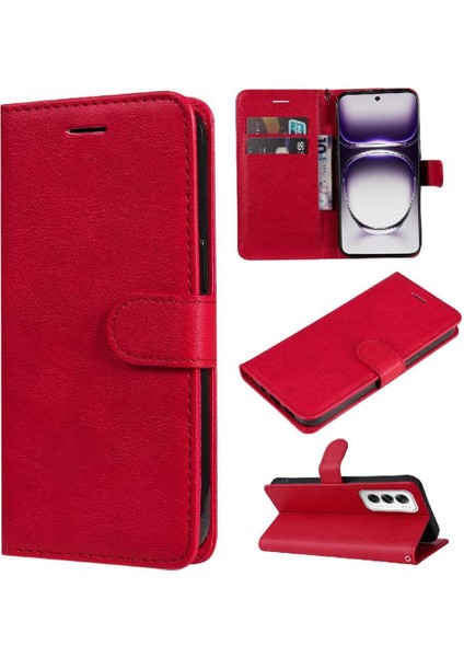 Kart Yuvası ile Oppo Oppo 12 5g Iş Cüzdan Telefon Kılıfı Için Flip Case (Yurt Dışından)