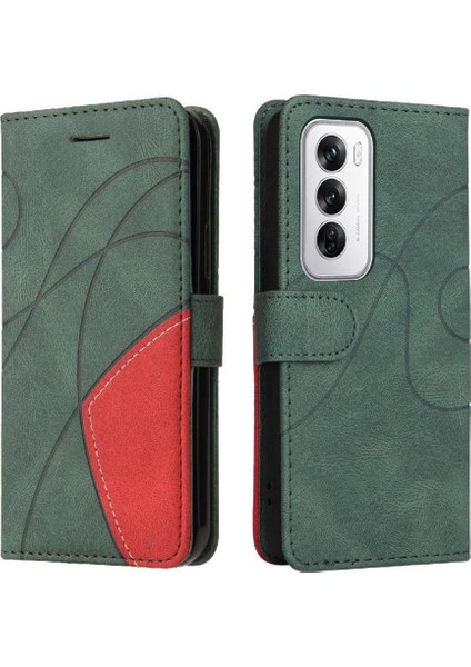 Kart Yuvası Standı Rengi ile Oppo Oppo 12 5g Deri Cüzdan Için Flip Case (Yurt Dışından) indirimleri