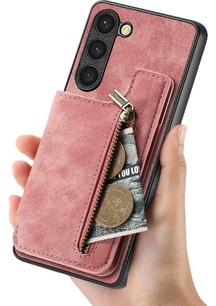 Samsung Galaxy S23 Vintage Fermuar Cüzdan Için Kılıf Katlanabilir Arka Kapak (Yurt Dışından) indirimleri