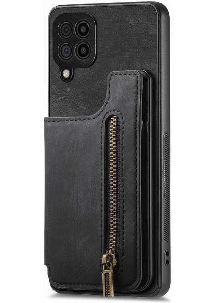 Samsung Galaxy A22 4g Için Kılıf Katlanabilir Arka Kapak Standı Fonksiyonu Vintage (Yurt Dışından) modelleri