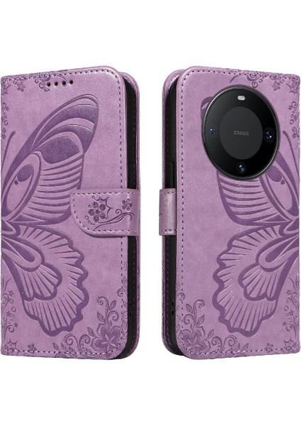 Huawei Mate 60 Pro Için Flip Case Yüksek Kalite Deri Ayrılabilir El ile (Yurt Dışından)