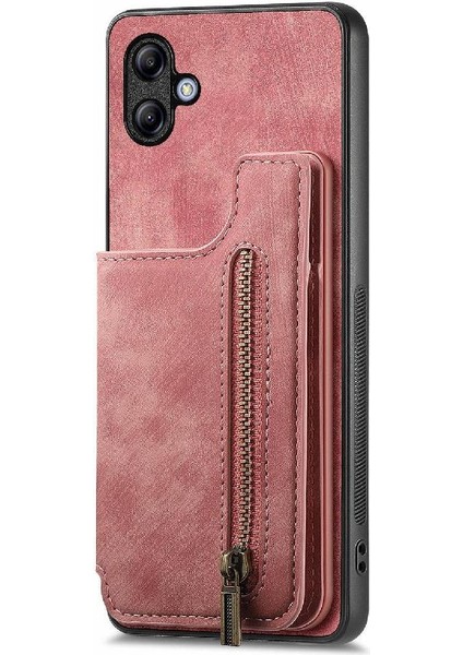 Samsung Galaxy A04E Için Kılıf Katlanabilir Arka Kapak Vintage Fermuar Cüzdan (Yurt Dışından) indirimleri