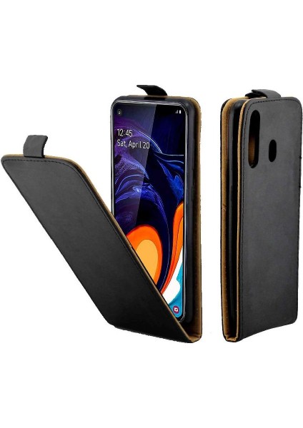 Samsung Galaxy A60 Iş Tarzı Koruyucu Kapak Için Dikey Flip Case (Yurt Dışından)