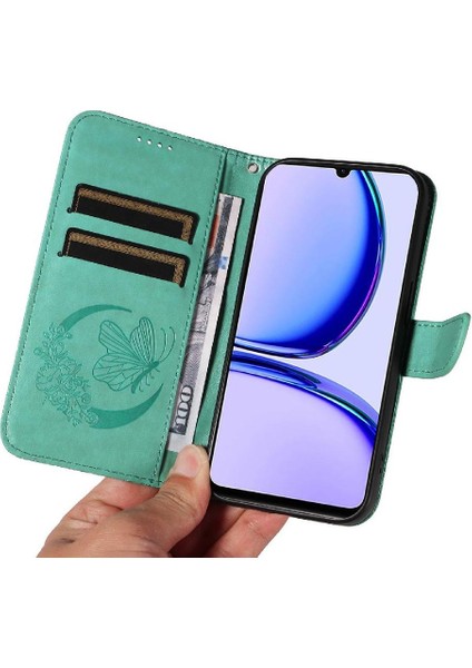 Realme C53 Ayrılabilir El Kayışı ile Yüksek Kaliteli Deri Için Flip Case (Yurt Dışından) modelleri