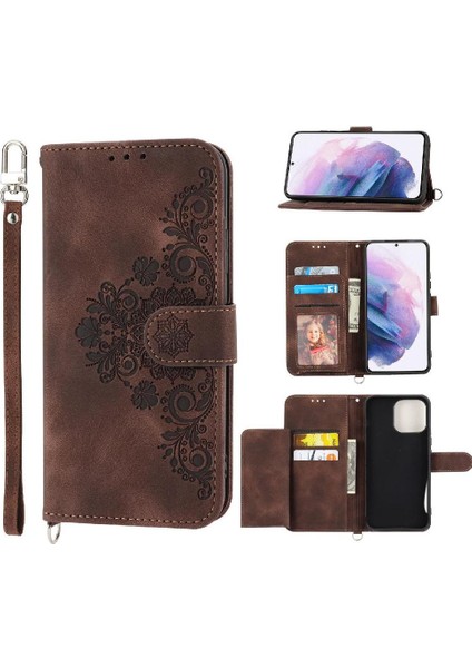 Samsung Galaxy S22 Artı Darbeye Dayanıklı Çoklu Kredi Kartı Için Flip Case (Yurt Dışından)