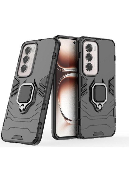 Oppo Oppo 12 5g Için Kılıf Kickstand Askeri Damla Koruma Darbeye (Yurt Dışından)