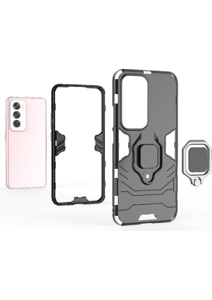 Oppo Oppo 12 5g Için Kılıf Kickstand Askeri Damla Koruma Darbeye (Yurt Dışından) modelleri