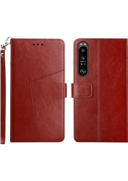 Sony Xperia 1 Vı Için Flip Case Deri Cüzdan Darbeye Tpu Kabuk Çevirme (Yurt Dışından)